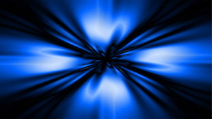 blue and white digital wallpaper
